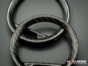 FIAT 500 Vent Cover Trim Kit - 2 piece set - Carbon Fiber